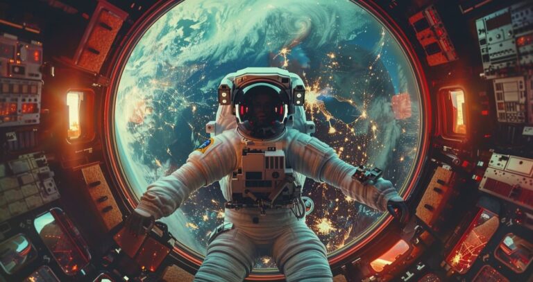 Astronaut floating in spacecraft with Earth in view, Project Hail Mary ending explained